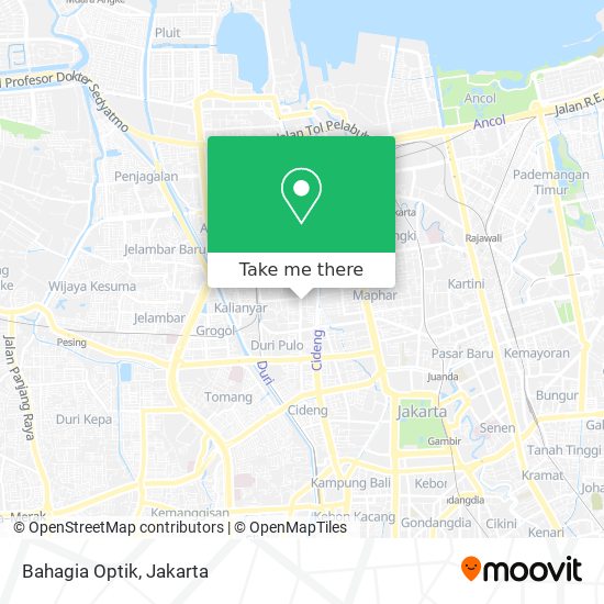 Bahagia Optik map