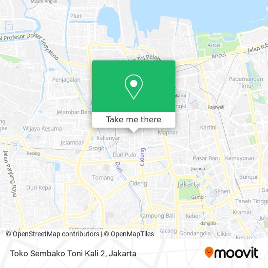 Toko Sembako Toni Kali 2 map