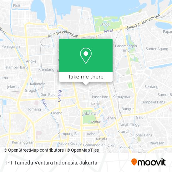 PT Tameda Ventura Indonesia map