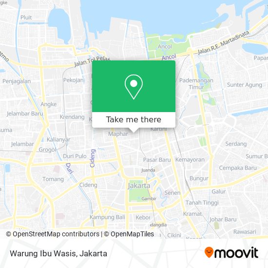 Warung Ibu Wasis map