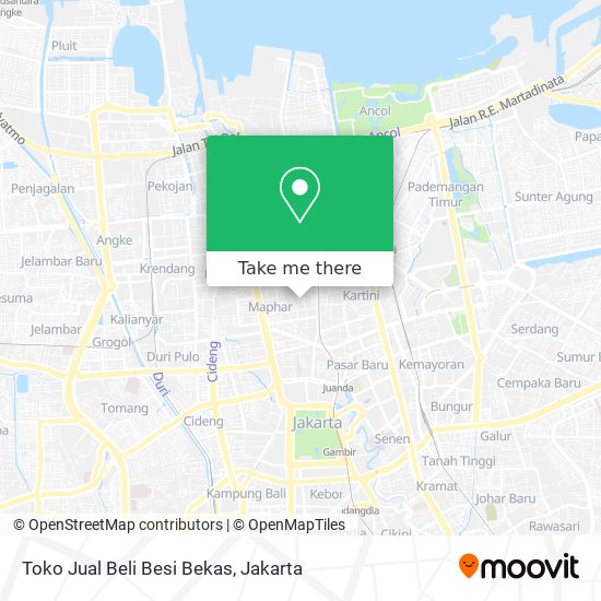 Toko Jual Beli Besi Bekas map