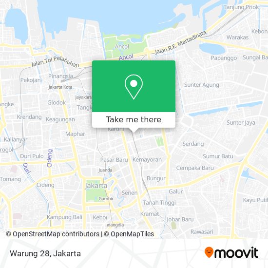 Warung 28 map