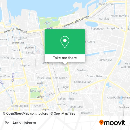Bali Auto map