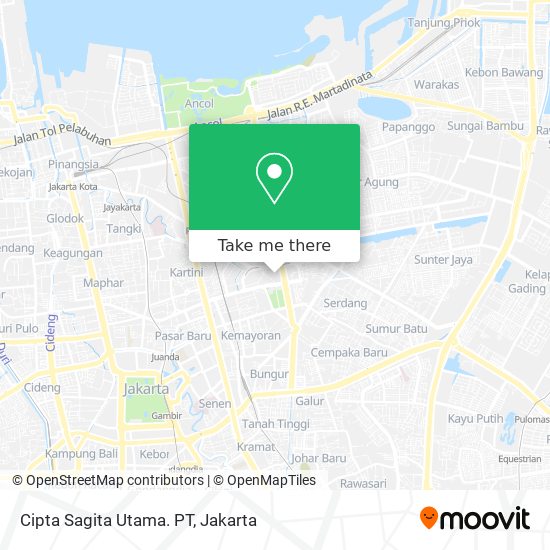 Cipta Sagita Utama. PT map