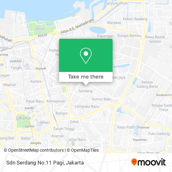 Sdn Serdang No.11 Pagi map