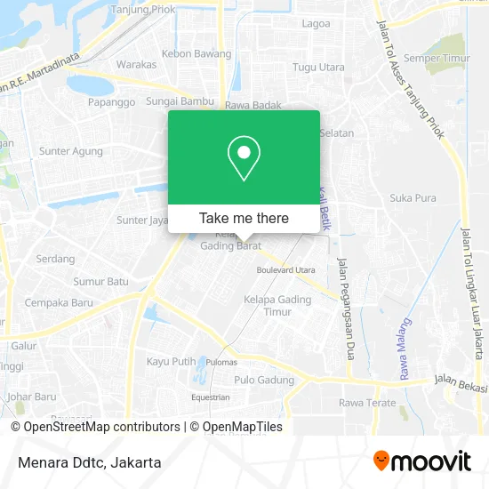 Menara Ddtc map