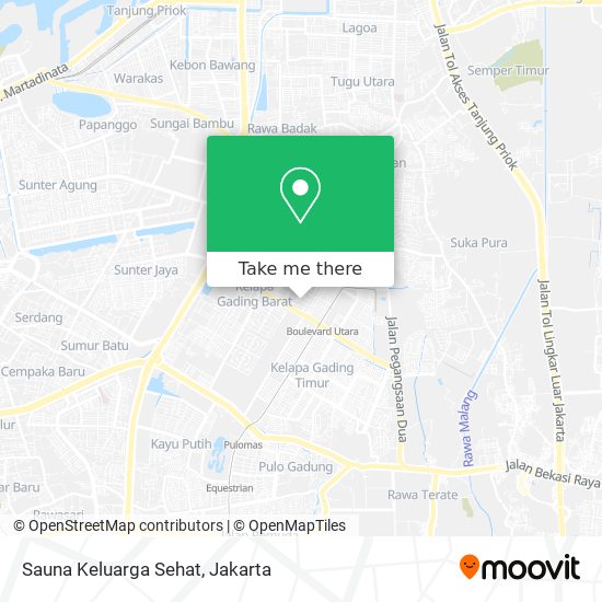 Sauna Keluarga Sehat map