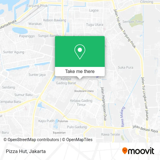 Pizza Hut map