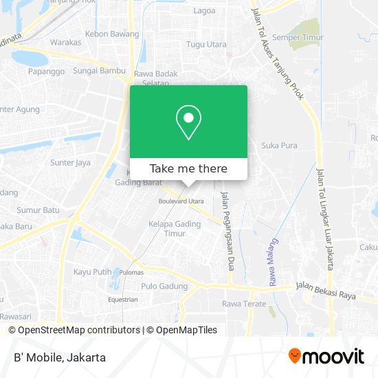 B' Mobile map