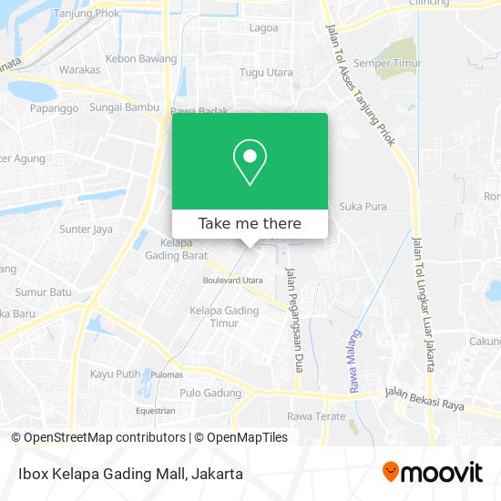 Ibox Kelapa Gading Mall map