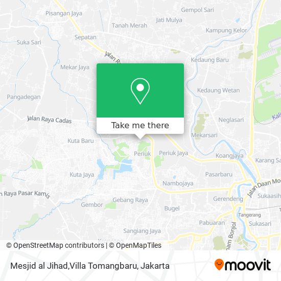 Mesjid al Jihad,Villa Tomangbaru map