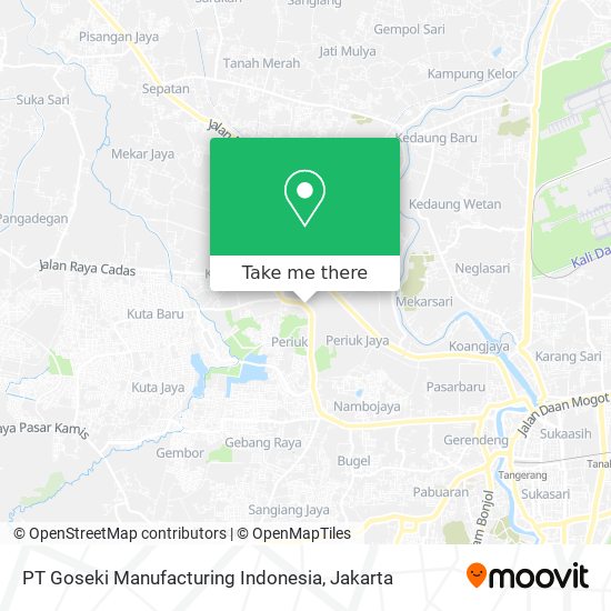 PT Goseki Manufacturing Indonesia map