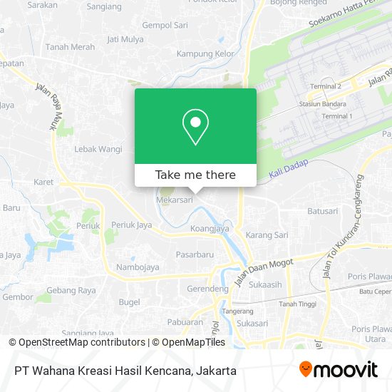 PT Wahana Kreasi Hasil Kencana map