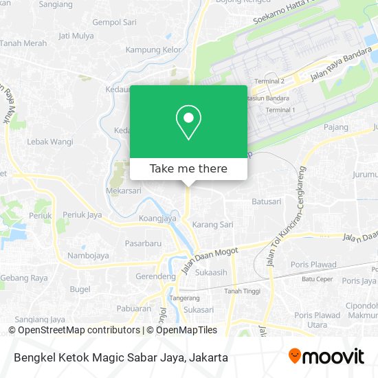 Bengkel Ketok Magic Sabar Jaya map