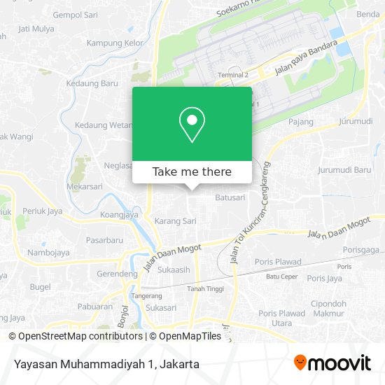 Yayasan Muhammadiyah 1 map