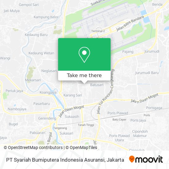 PT Syariah Bumiputera Indonesia Asuransi map