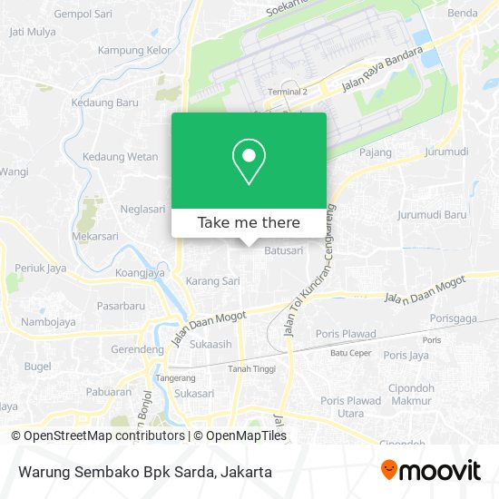 Warung Sembako Bpk Sarda map