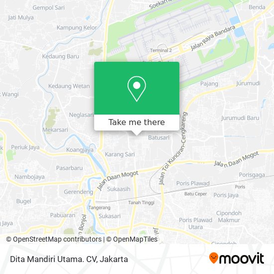 Dita Mandiri Utama. CV map