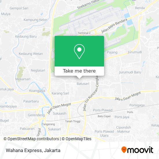 Wahana Express map