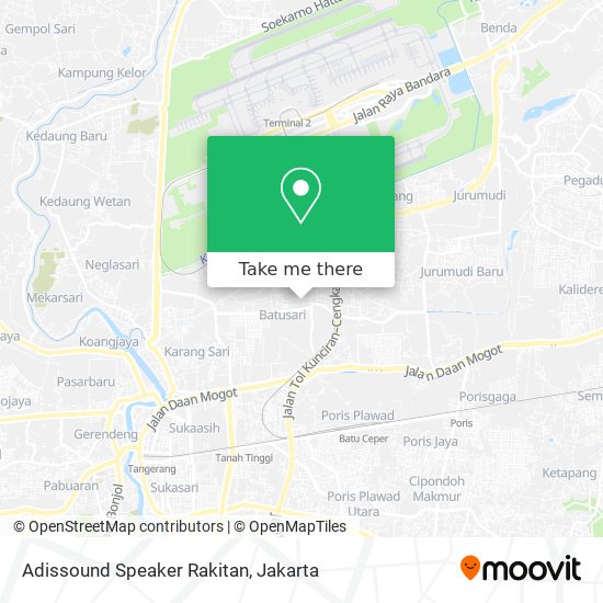 Adissound Speaker Rakitan map