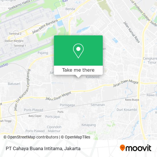 PT Cahaya Buana Intitama map