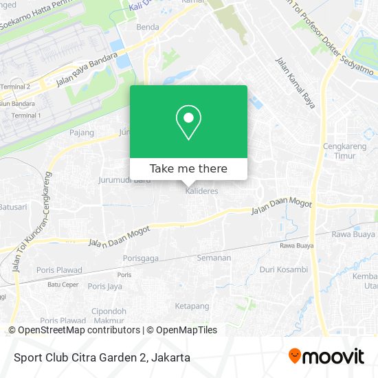 Sport Club Citra Garden 2 map