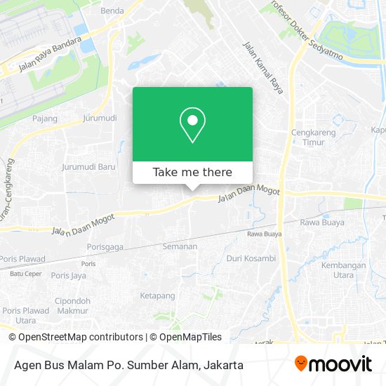 Agen Bus Malam Po. Sumber Alam map