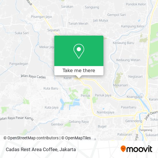 Cadas Rest Area Coffee map