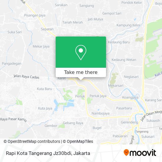 Rapi Kota Tangerang Jz30bdi map