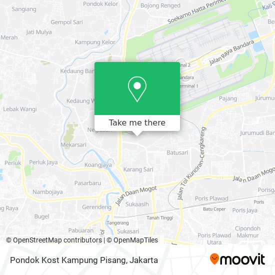 Pondok Kost Kampung Pisang map
