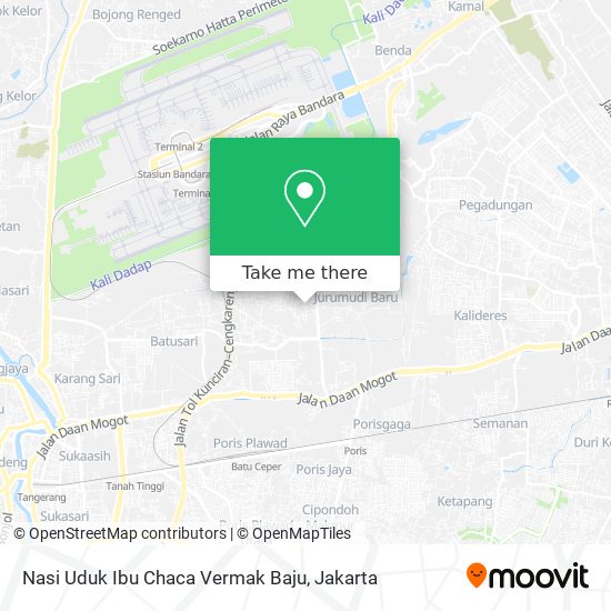 Nasi Uduk Ibu Chaca Vermak Baju map