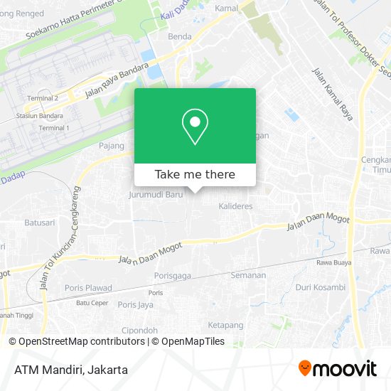 ATM Mandiri map