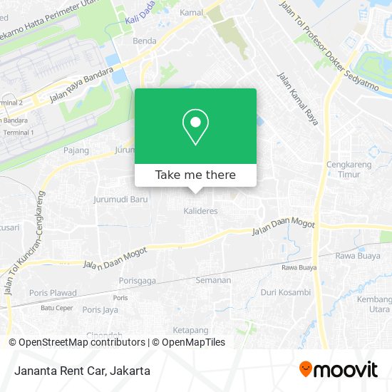 Jananta Rent Car map