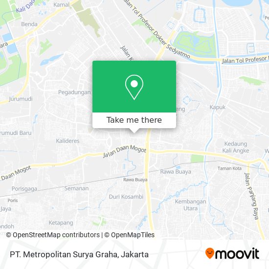 PT. Metropolitan Surya Graha map