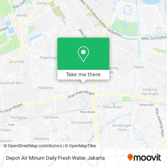 Depot Air Minum Daily Fresh Water map