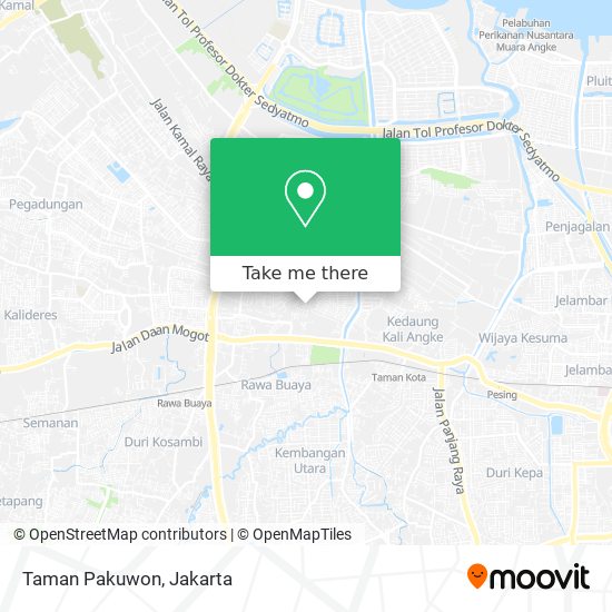 Taman Pakuwon map