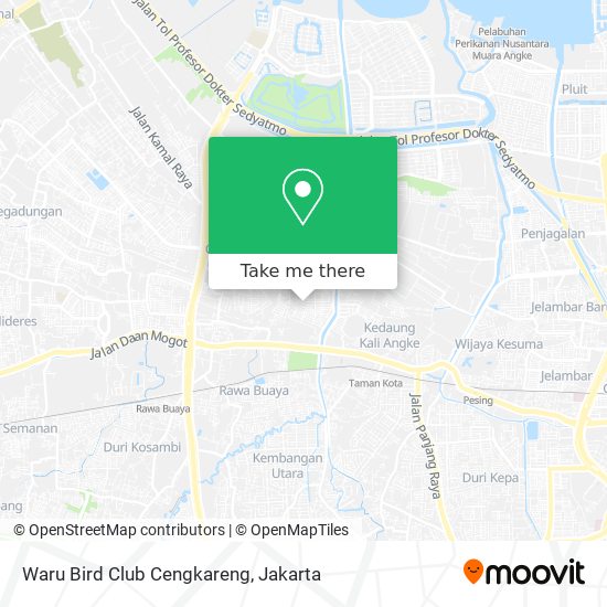 Waru Bird Club Cengkareng map