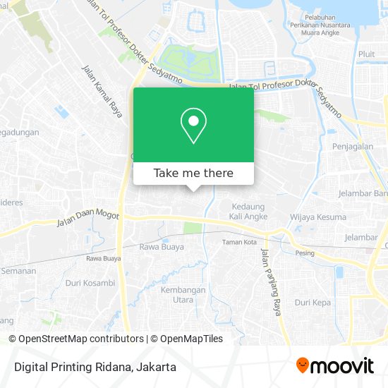 Digital Printing Ridana map
