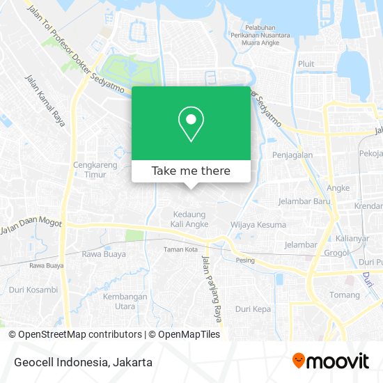 Geocell Indonesia map