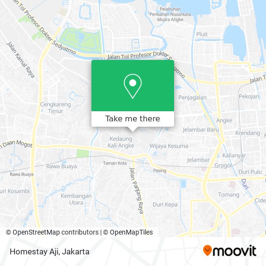 Homestay Aji map