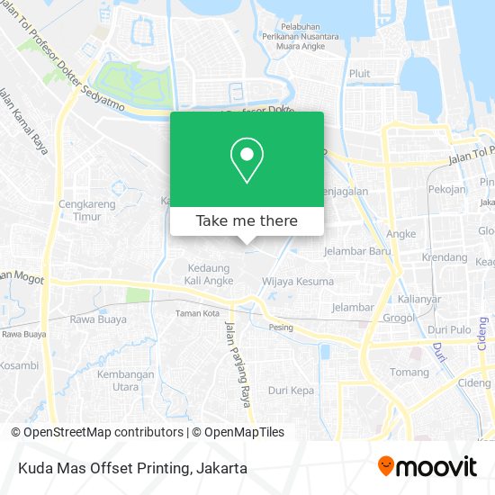 Kuda Mas Offset Printing map