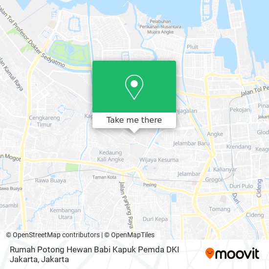 Rumah Potong Hewan Babi Kapuk Pemda DKI Jakarta map