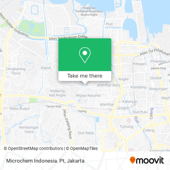 Microchem Indonesia. Pt map