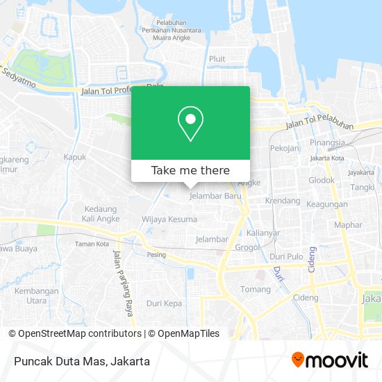 Puncak Duta Mas map