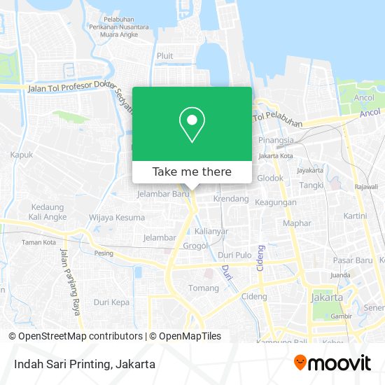 Indah Sari Printing map