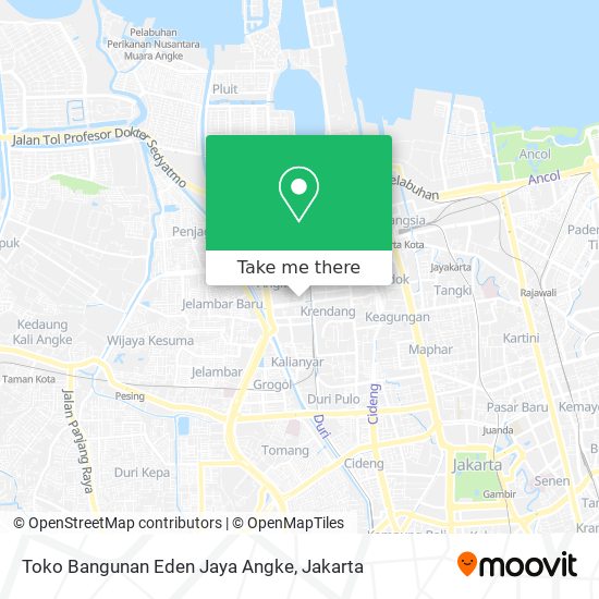 Toko Bangunan Eden Jaya Angke map