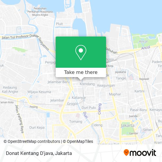 Donat Kentang D'java map