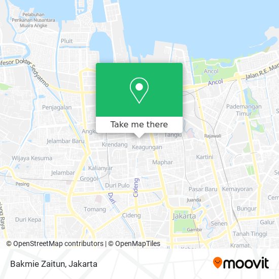 Bakmie Zaitun map