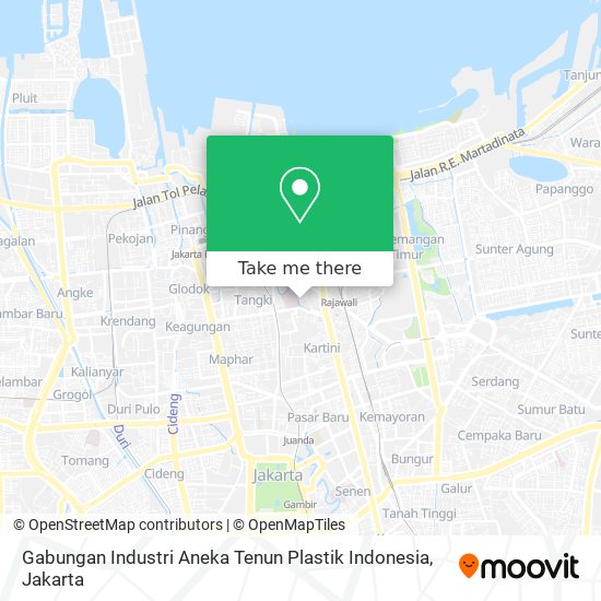 Gabungan Industri Aneka Tenun Plastik Indonesia map