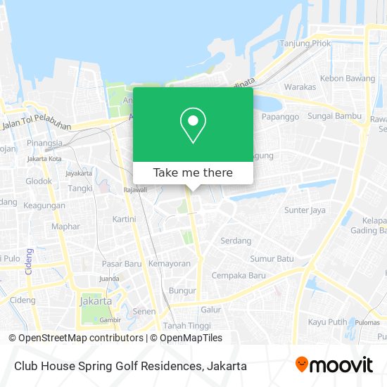 Club House Spring Golf Residences map